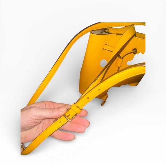 Lauren Ralph Lauren Dryden Debby II Mini Leather Drawstring Bag - Picture 6 of 17